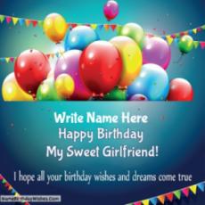 Best Birthday Wishes For Your Girlfriend With Name And Photo